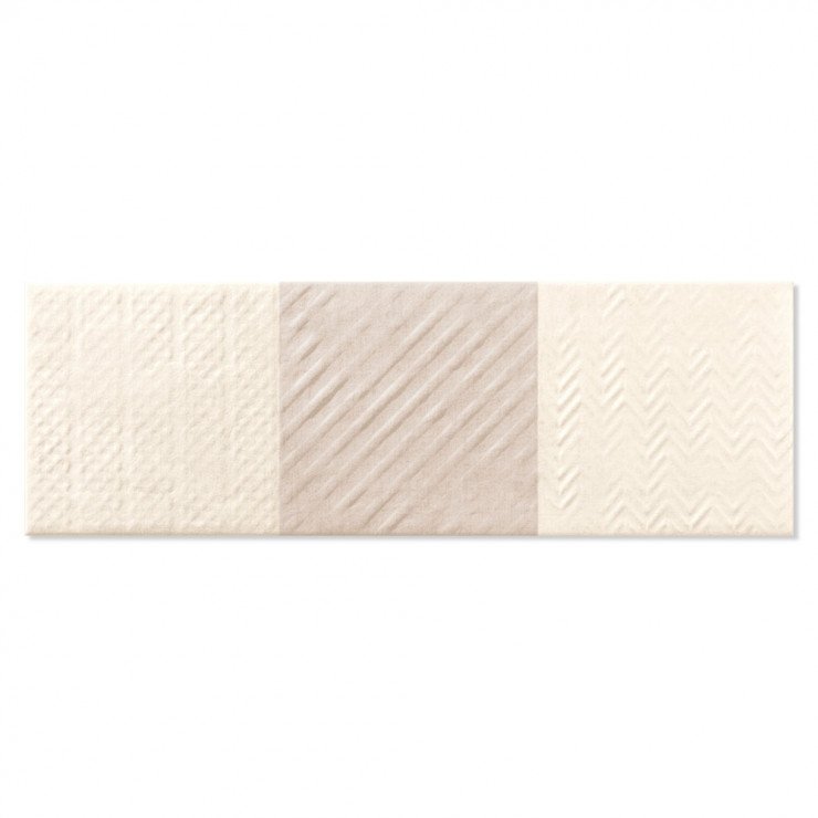 Vægflise Marne Beige Mat-Relief 20x60 cm-1